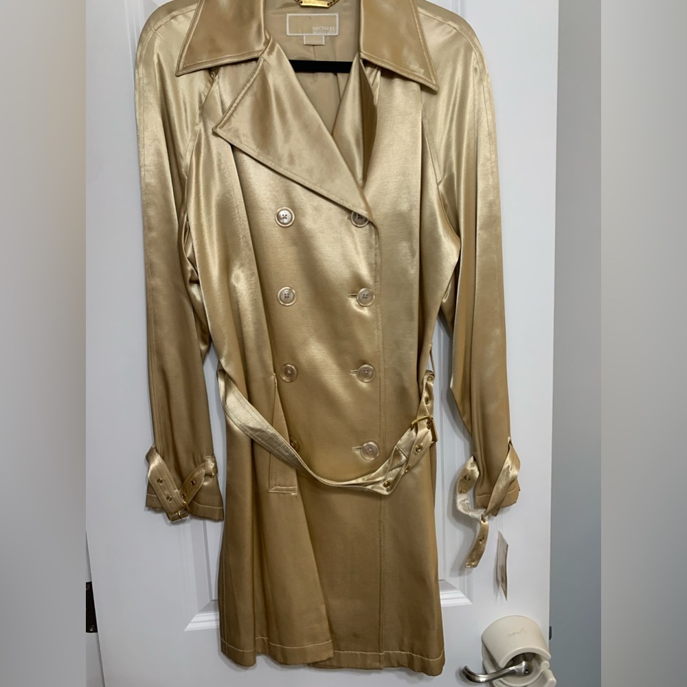 Michael Kors brand new gold jacket size 1x